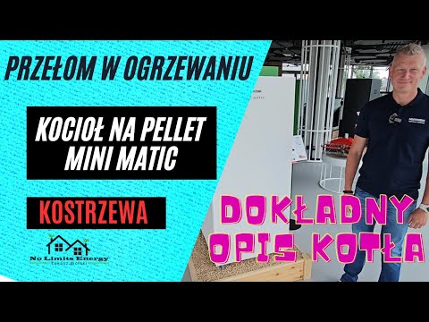 Przełom w Ogrzewaniu 👍Poznaj MINI MATIC, Kocioł Peletowy, który Zmienia Zasady Gry w Eko Technologii