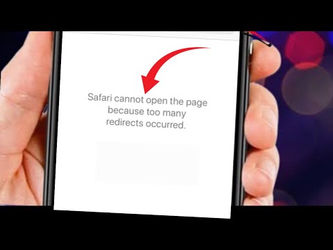 How to Fix Safari Cannot Open the Page Because Too Many Redirects Occurred | iPhone & iPad | iOS 15