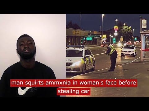 Man jailed for 10 years after squirting ammxnia in womans face before stealing car #truecrime