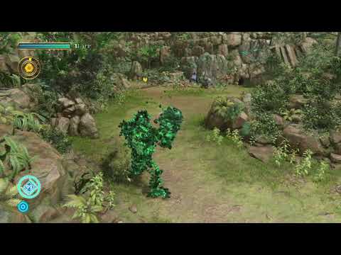 Knack 2 - Example of shooting at unaware enemies with Shooter Knack