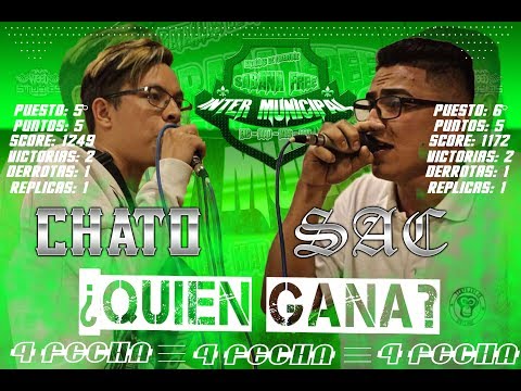 CHATO vs SAC - INTER Municipal Jornada 4 OFICIAL - Temporada 2019