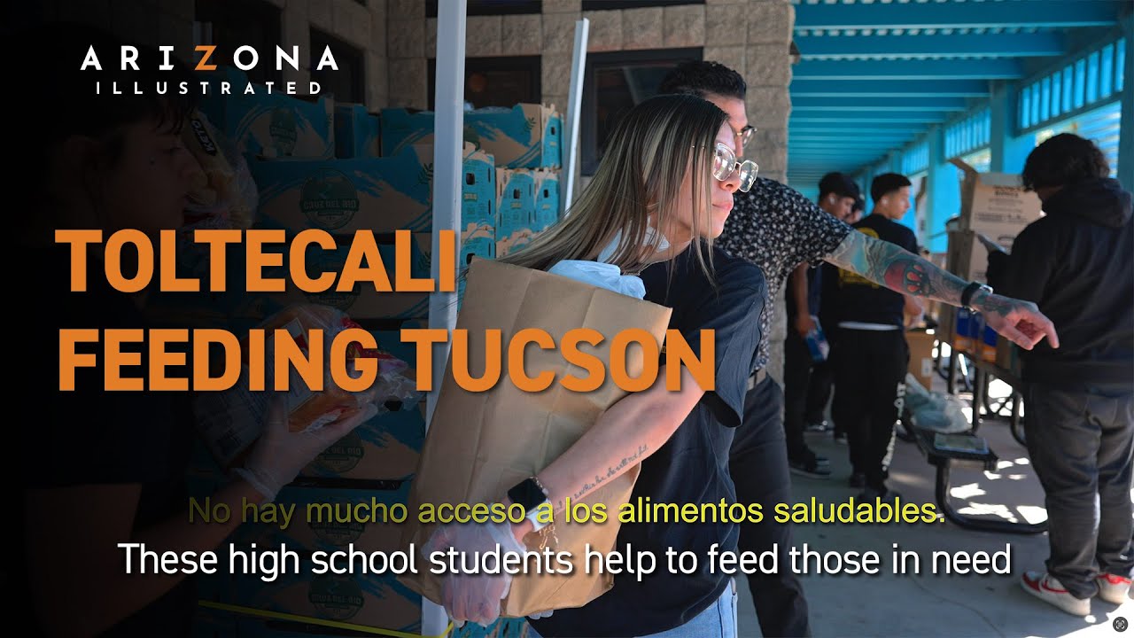 Toltecalli High School Students Run Food Pantry to Feed Elderly Tucson Neighbors