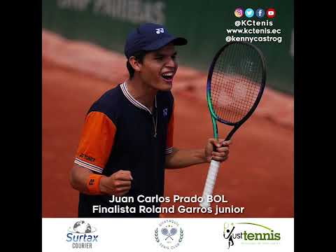 Juan Carlos Prado BOL finalista Roland Garros junior singles