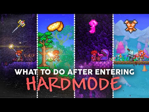 What to do after entering Hardmode - Terraria 1.4.4