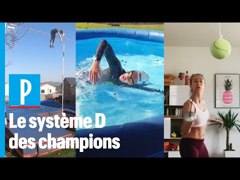 Coronavirus : les champions confinés (presque) à l'entraînement