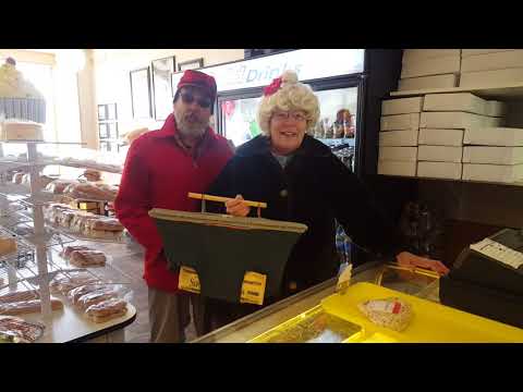 Ollie and Lena visit Carl's Bakery Granite Falls MN