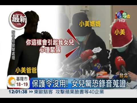 性侵女兒交保又騷擾 獸父收押!