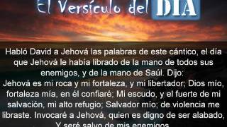 Miniatura del video: El versiculo del dia .com - 2 Samuel 22 v1-4