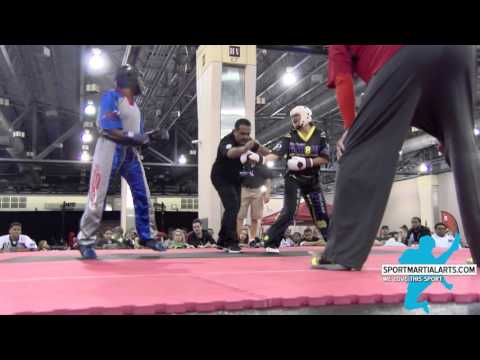 Morgan Plowden vs Nicole Pelland - Women's Team Sparring - Amerikick Internationals 2016