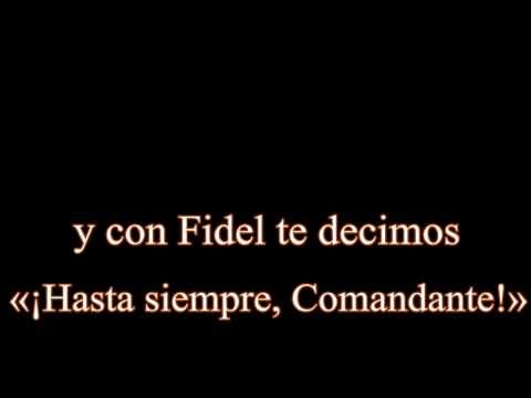 Spanish Songs - Hasta Siempre Comandante - Carlos Puebla - with Lyrics and Translation