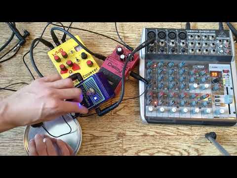 Making Harsh Noise With Contact Mic, Mixer and Pedals