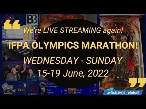Live stream of IFPA Olympics THIS WEEK