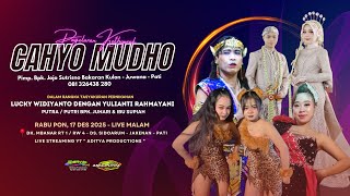 Download lagu ✅LIVE CAHYO MUDHO [MALAM] :: MBANAR - SIDOARUM - JAKENAN :: LAKON : BABAT KAJEN mp3