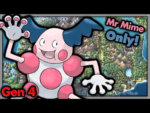 Can I Beat Pokemon Platinum with ONLY Mr Mime? 🔴 Pokemon Challenges ► NO ITEMS IN BATTLE