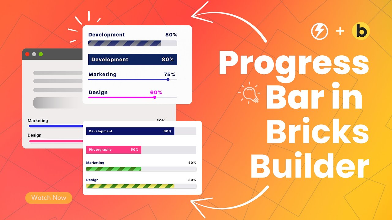 Create Progress Bar in Bricks Builder