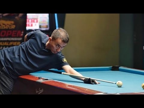 Billiard trickshot by Jimmy Jusman Profesional Pool Player