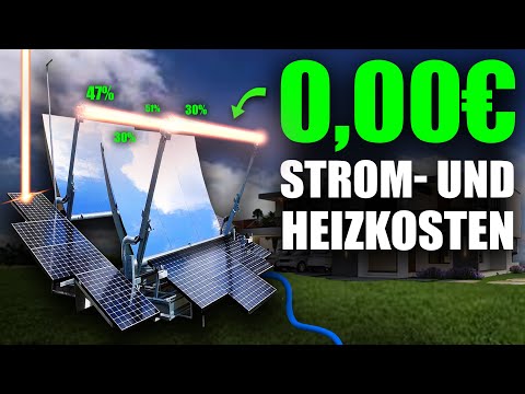 Amazing! Zero heating and electricity costs with a solar shell? 100% self-sufficiency