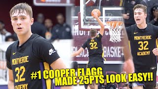 Cooper Flagg DROPPED 25 POINTS IN FRONT OF SOLD OUT CROWD!! | MONTVERDE VS OAK HILL