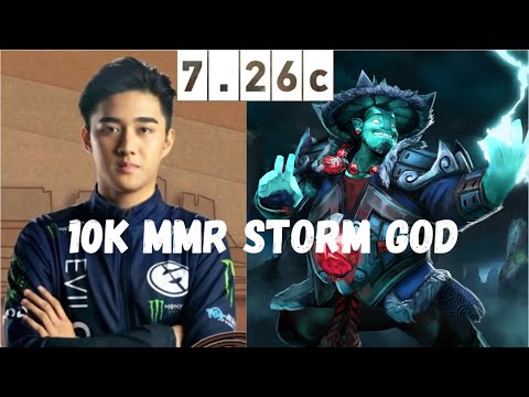 HOW ABED STORM SPIRIT destroys Ember Spirit - MID STORM GOD 10K MMR MUST WATCH