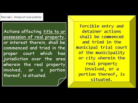 RULES OF COURT 2019 Rules of Civil Procedure Rule 4 (Venue of Actions)