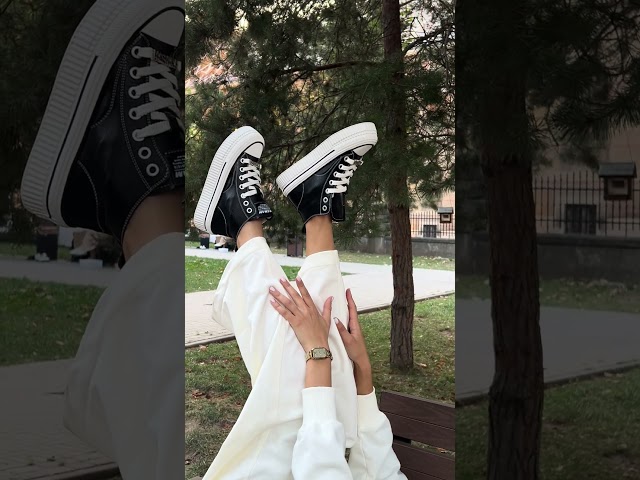 Чоботи жіночі шкіряні байка хутро 592641 Чорний Кеди жіночі шкіряні високі 589443 Чорні