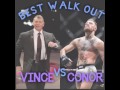 Conor mcgregor vs Vince McMahon walk out