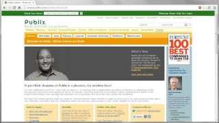 Publix Application Online Video