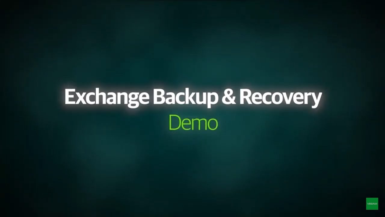 Demo: Backup und Wiederherstellung von Exchange video