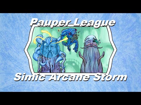 Tap, Untap, Victory!  Turn 4 kills with Simic Arcane Twiddle Storm | Pauper League | Mtg Pauper