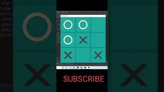 tic tac toe game using python #shorts