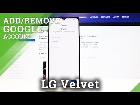 How to Add Google Account to LG Velvet – Sign in Google Account