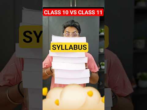 Class 10 vs Class 11 Syllabus! REAL TRUTH!😱😂 #abhisheksir #class11 #jeemains #neet