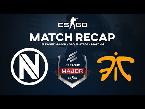 EnVy CS:GO - EnVyUs Vs Fnatic - ELEAGUE Major - Group Stage (match4)