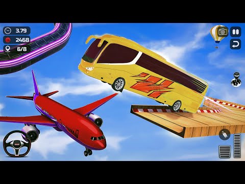 Bus Mega Ramp Stunts Simulator 3D - Android Gameplay