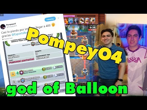 Pompeyo4  God of Balloon  | Top 1  Tournament 10000 gems