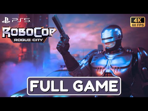 ROBOCOP ROGUE CITY Gameplay Walkthrough FULL GAME [4K 60FPS PS5] - No Commentary