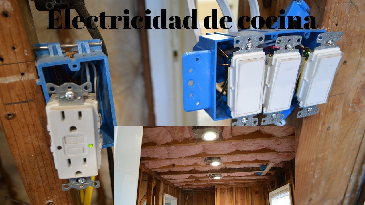 Como instalar el cableado de una cocina