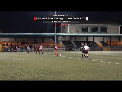 Red Star Bangor v Portaferry Town - Under 15s Third Cup - 20th September 2019