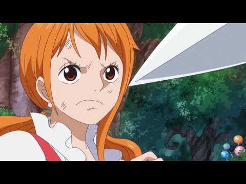 Nami protects Luffy | Luffy saves Nami