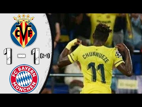 Villareal CF vs Bayern 1-1 (Agg. 2-1) 2nd Leg highlights|Champions league 2022|HD| #bayern#villareal