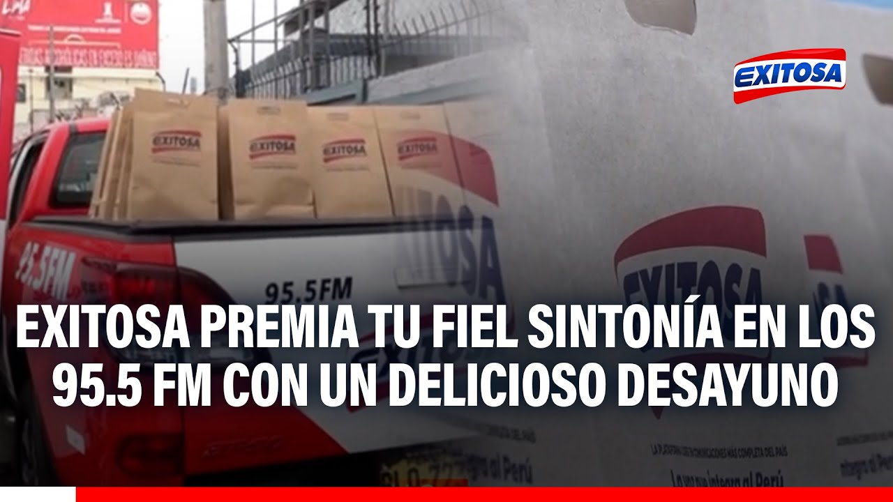 🔴🔵 Exitosa consiente a los madrugadores con “Tu desayuno al volante”