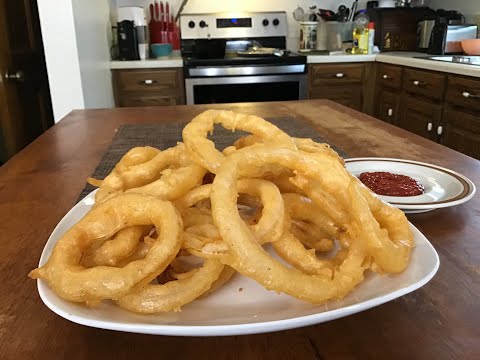 BUTTERMILK BATTERED ONION RINGS!! A Must Try Recipe! Best Onion Rings Ever!