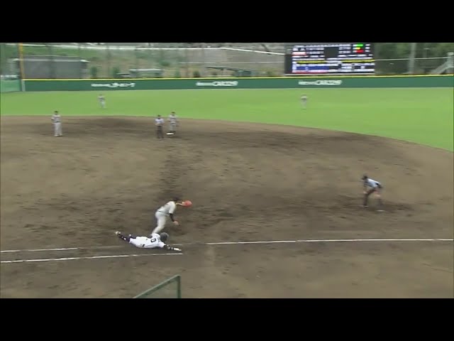 【ファーム】ライオンズ・水口 気迫のヘッドスライディングで勝ち越しに成功!! 2020/7/16 L-G(ファーム)