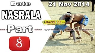 Nasrala (Hoshiarpur) Kabaddi Tournament 21 Nov 2014 Part 1 by Kabaddi365.com