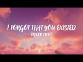 Taylor Swift - I Forgot That You Existed (Lyric Video)