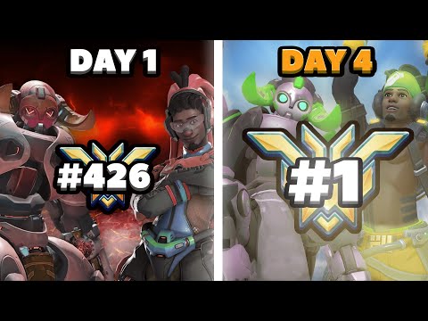 I Carried this Pro Player to Rank 1 in Overwatch 2