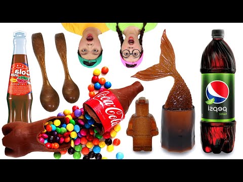Edible Coke Bottle Chocolate Ice Cream TIMI Mukbang