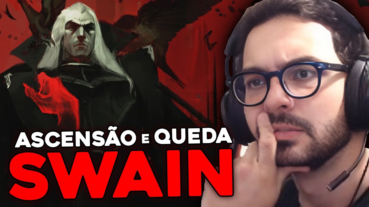 O MAIOR FOFOQUEIRO DO LOL - História do Swain (MYLON REACT)