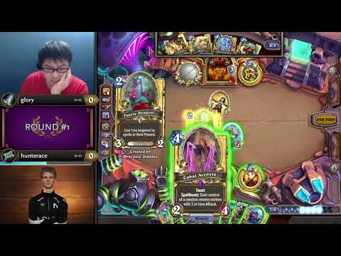 glory vs hunterace - Swiss Round 1 - Hearthstone Masters Tour Online: Montreal