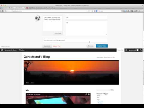 Lägg in en video på i en wordpress post.mp4